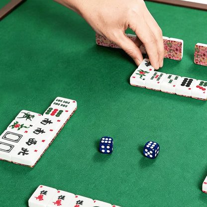 Hand painted Roses American Mahjong Tiles