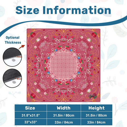 Mahjong Mat SleekSurface (Made in USA) Sweet Valentine