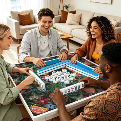 Mahjong Mat SleekSurface (Made in USA) Nature’s Holiday Gifts- Multiple colorways
